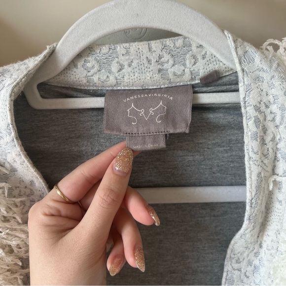 SHIMMERY WHITE FUR COAT by VANESSA VIRGINIA FOR ANTHROPOLOGIE 🤍 - Picture 5 of 5